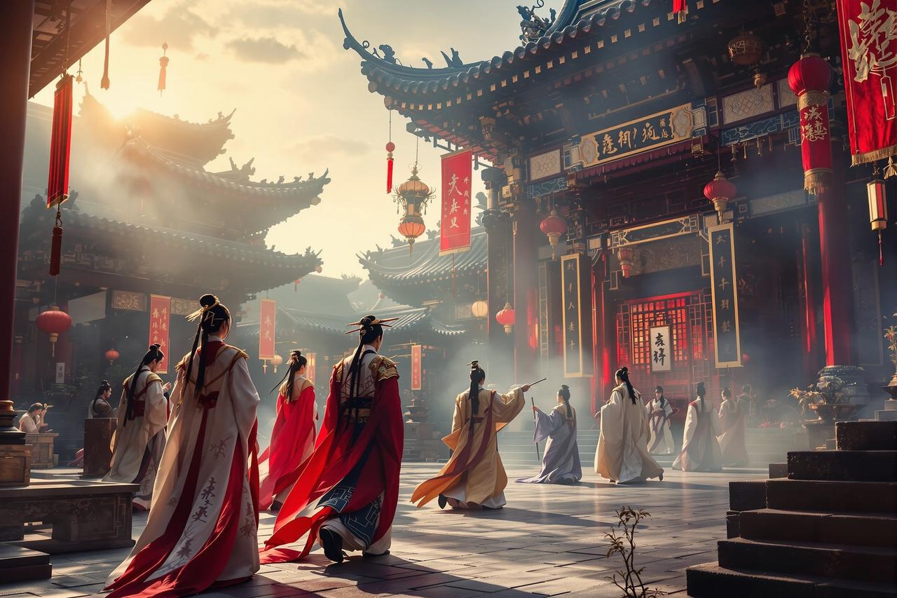 某明星在秘密花园中展现太极拳风采,春季宜穿绿色引领健康养生新风尚